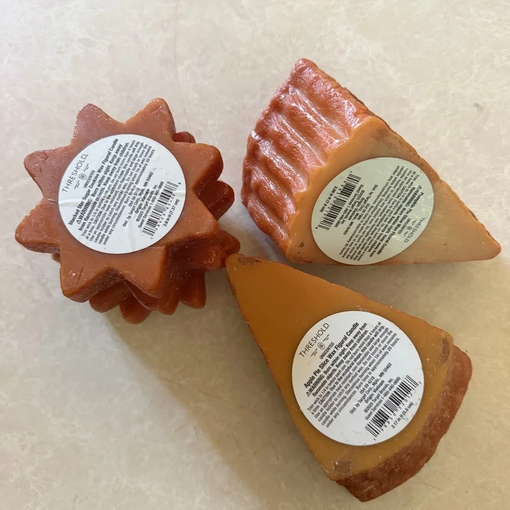 Autumn Wax Dessert Trio candles - Brown